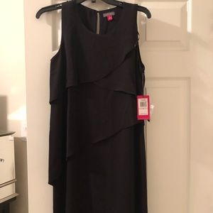Vince Camuto Black Tiered Dress size 6